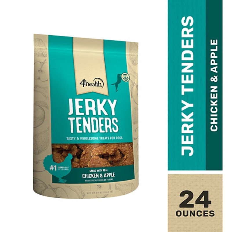 4healthChicken and Apple Flavor Jerky Tenders Dog Treats, 24 oz.
