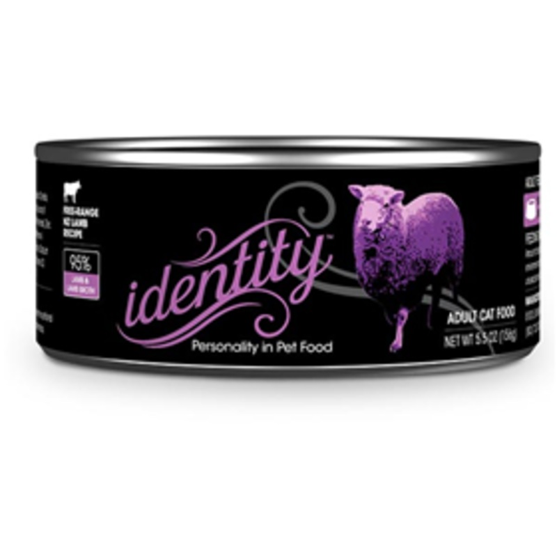 Identity 95% Free-Range NZ Lamb Recipe Adult Cat Food 5.5 oz.
