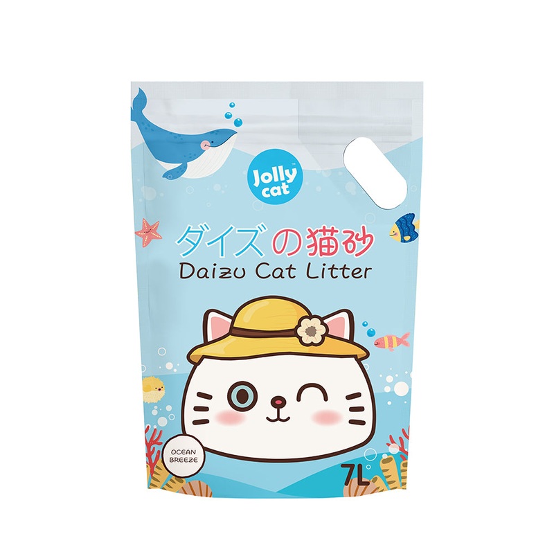 Jolly Cat Daizu Cat Litter – Ocean Breeze 7L