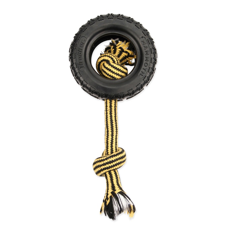 Mammoth Pet Medium 5-in Tirebiter Advanced with Rope Dog Toy