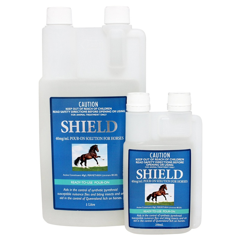 Shield Pour-On Fly Repellent for Horses