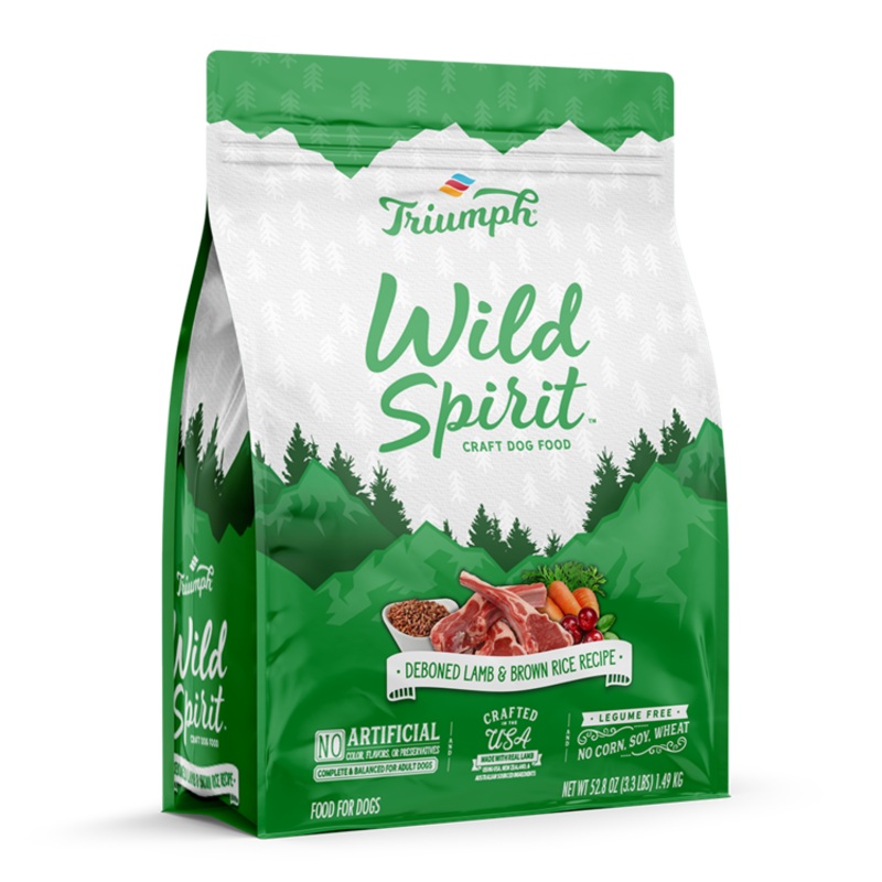 Triumph Wild Spirit Lamb & Brown Rice Recipe Craft Dry Dog Food