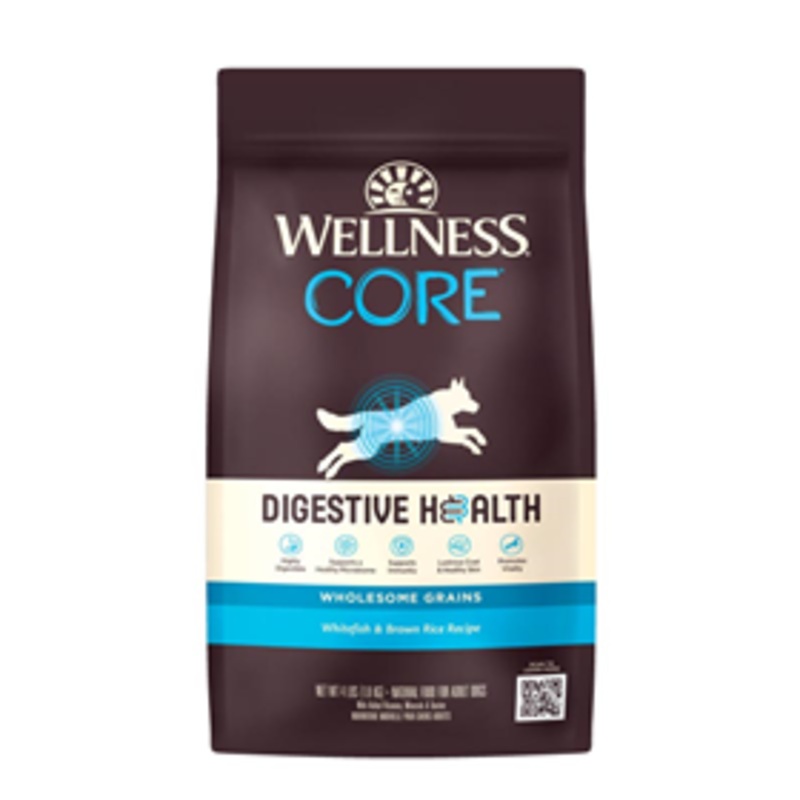 Wellness CORE Digestive Health for Dogs Whitefish & Brown Rice Recipe