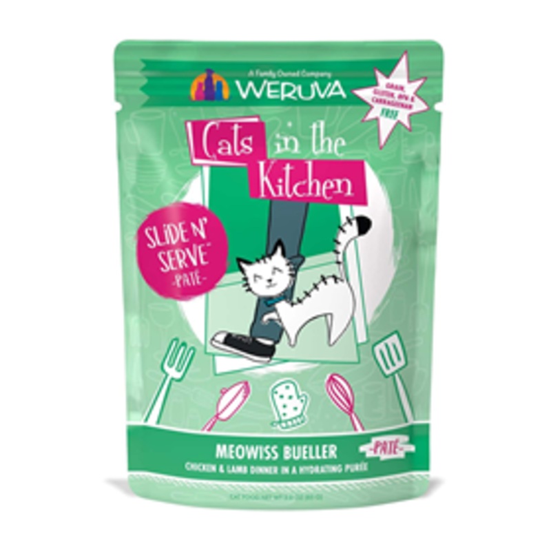 WERUVA Cats in the Kitchen Meowiss Bueller Chicken & Lamb Dinner Pate 3 oz