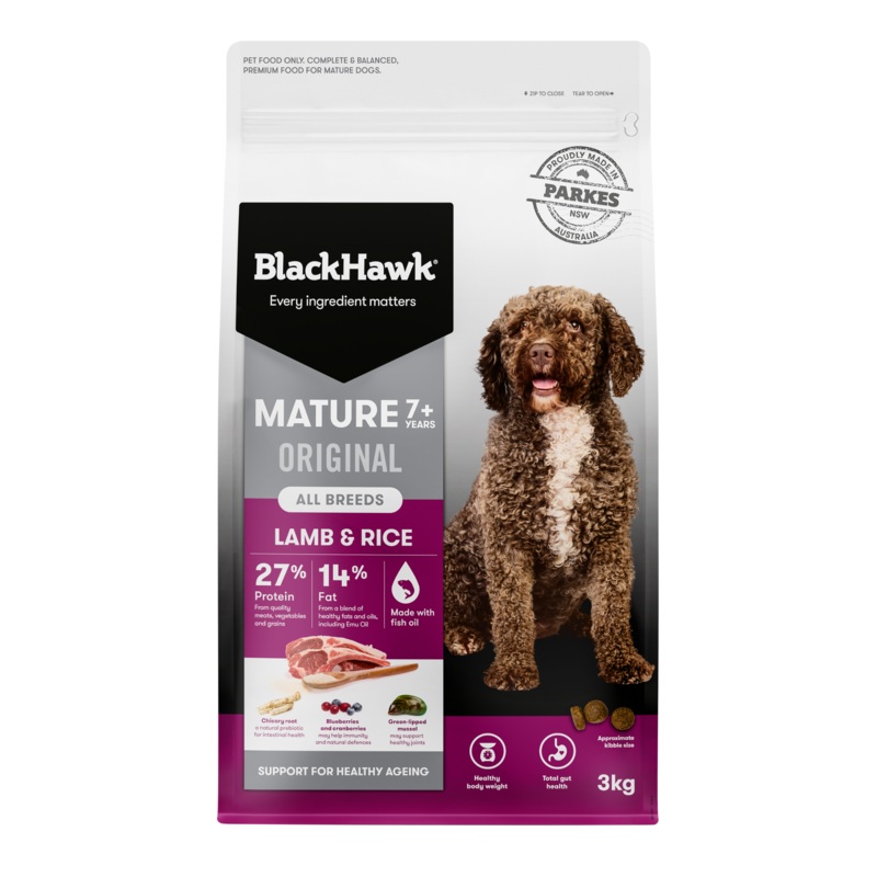 Black Hawk Original Mature Lamb and Rice Dry Dog Food