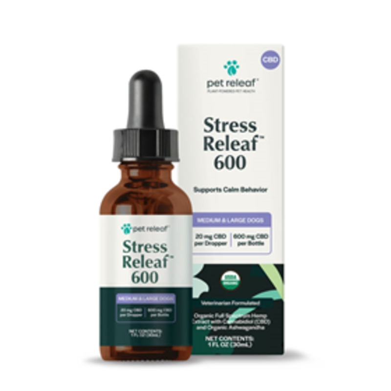 Pet Releaf Stress Releaf 600 for Medium & Large Dogs 1 oz.