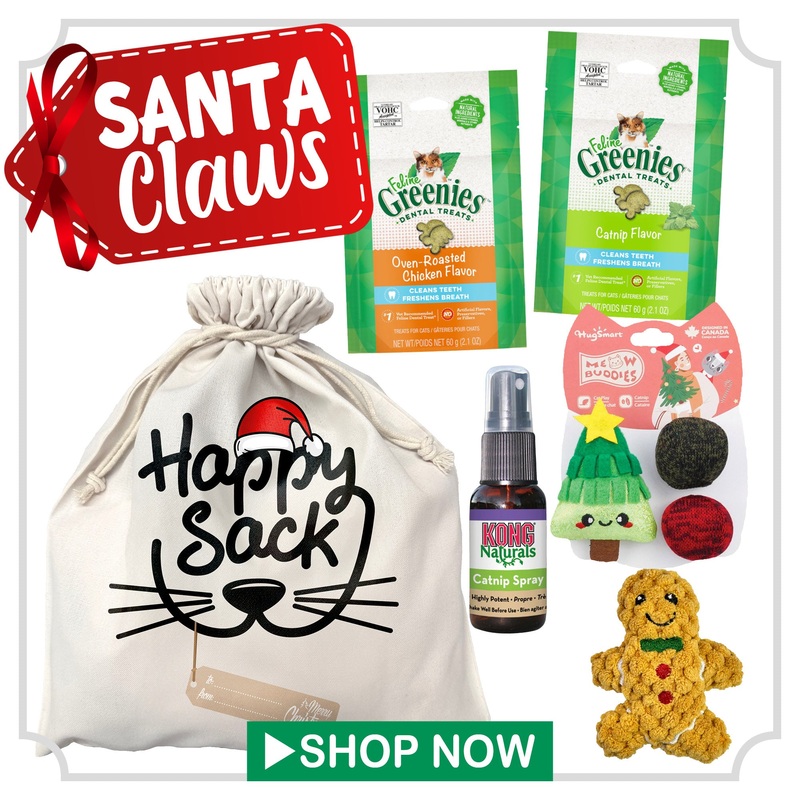 Santa Claws Christmas Happy Sack for Cats