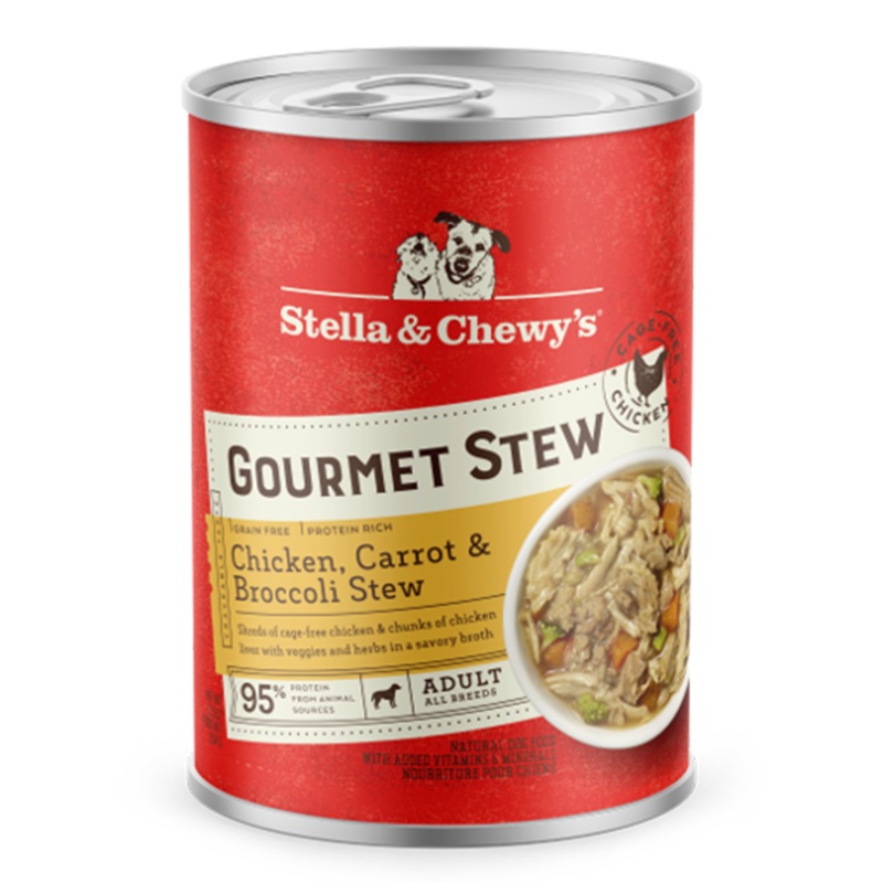 Stella & Chewy’s Dog Gourmet Stew Chicken, Carrot & Broccoli Stew 12.5oz