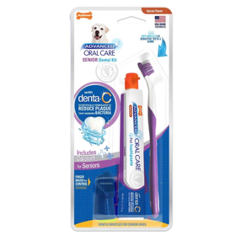 Nylabone Soft Dental Kit Advanced Oral Care Senior