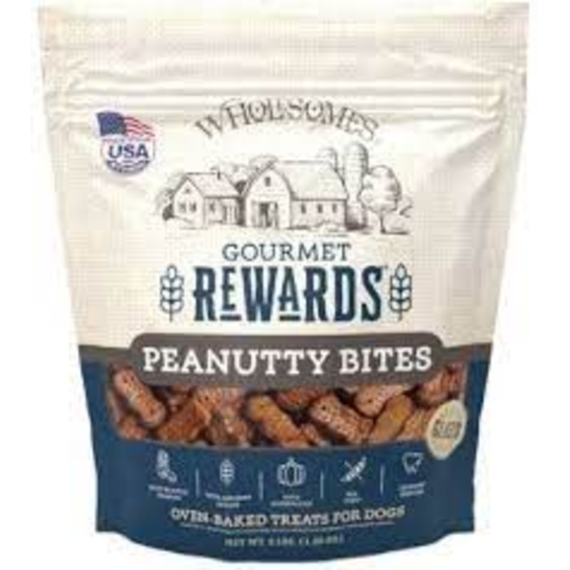 Wholesomes Gourmet Rewards Classic Peanutty Bites Treats FOR DOGS