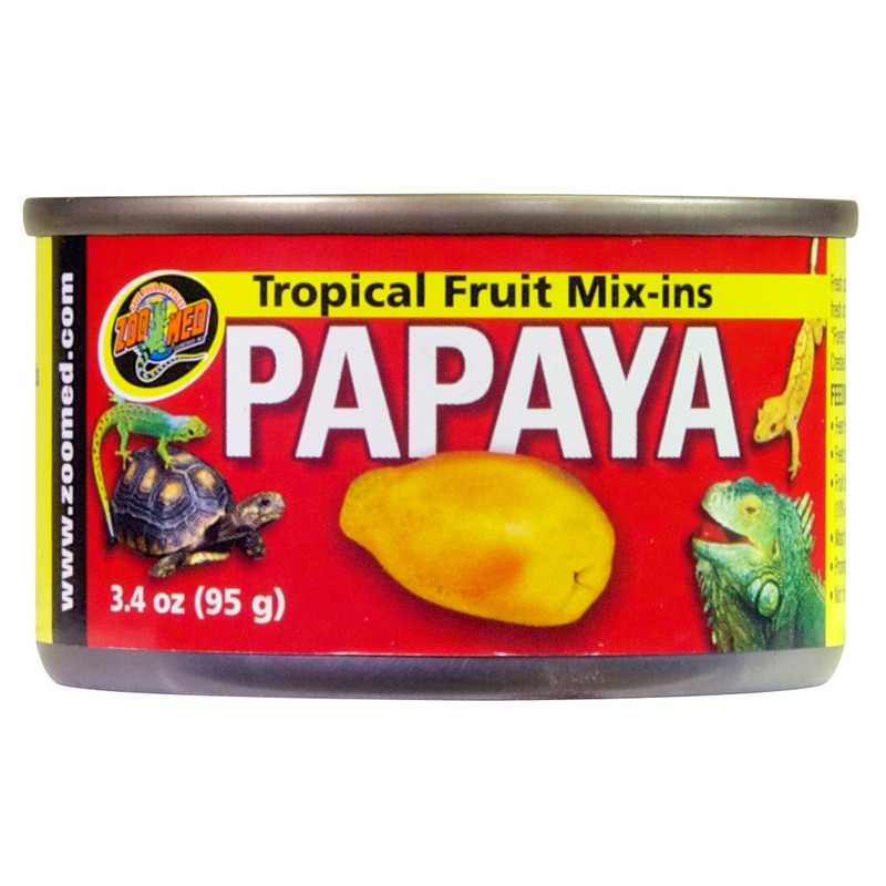 Zoo Med Tropical Fruit Mix Ins – Papaya 4 Ounces