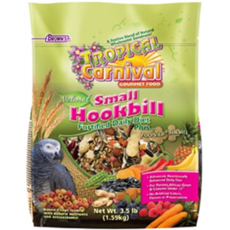 FM Brown’s Tropical Carnival Small Hookbill Fortified Daily Diet 3.5 lb. Bag