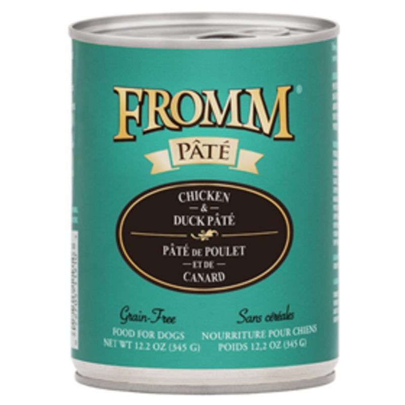 Fromm Chicken & Duck Pate Can Food for Dogs 12.2 oz.