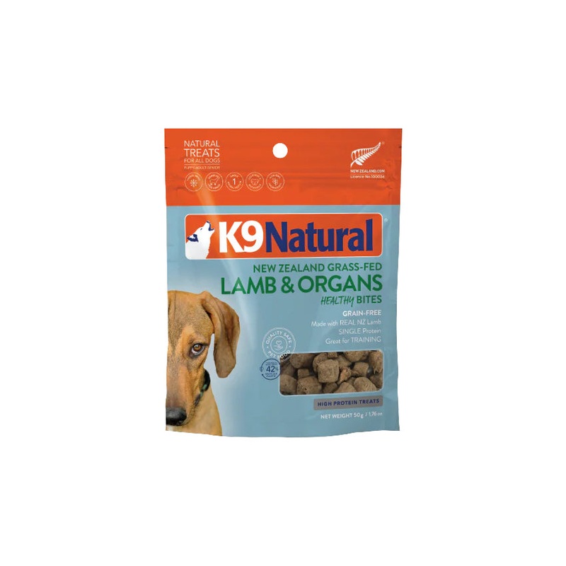 K9 Natural Lamb Healthy Bites Dog Treats 50g