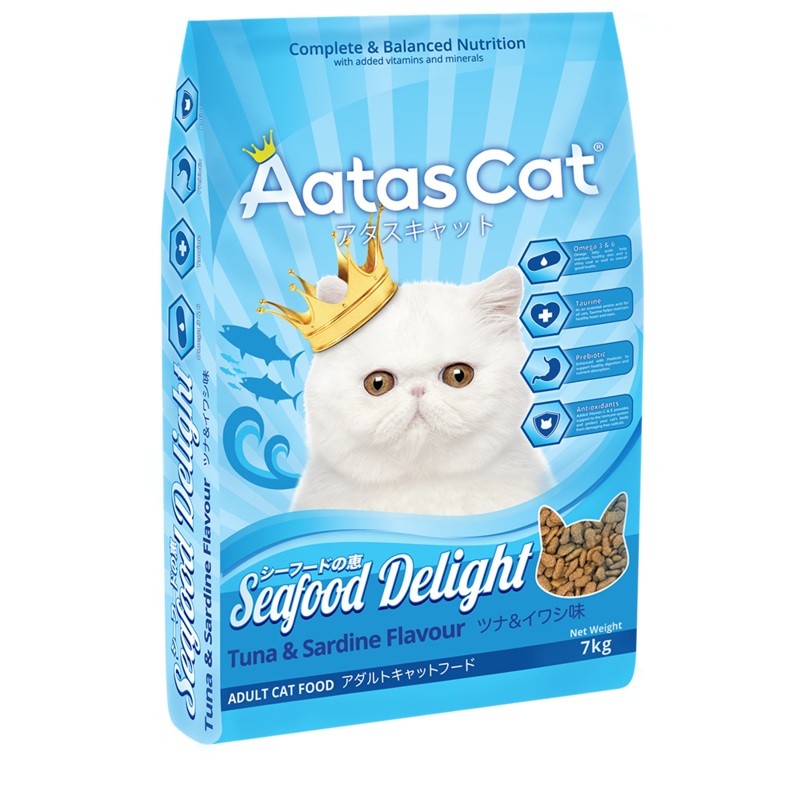 Aatas Cat Seafood Delight – Tuna & Sardine 7kg