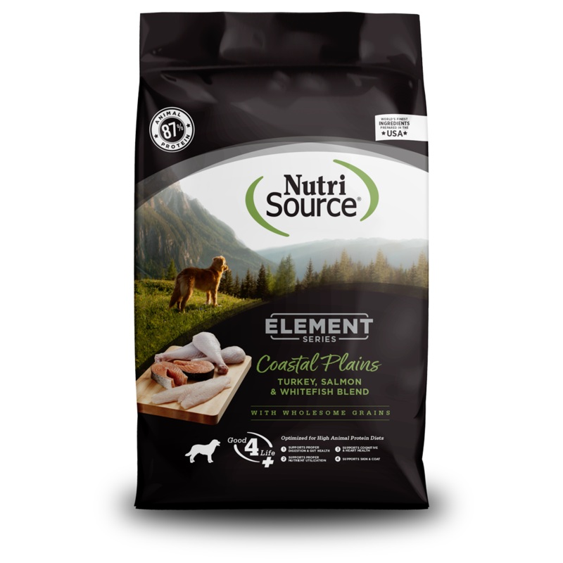 NutriSource Element Series Coastal Plains Recipe With Heirloom Grains Dry Dog Food