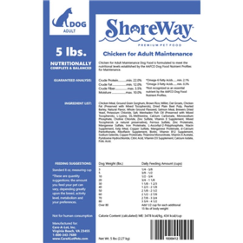 Shoreway Chicken for Adult Maintenance Dry Dog Food