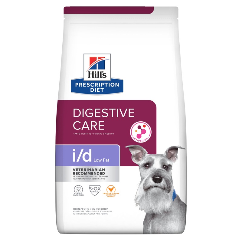 Hill’s Prescription Diet i/d Low Fat Digestive Care Dry Dog Food 3.85kg