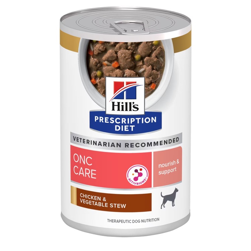 Hill’s Prescription Diet ONC Care Chicken & Vegetable Stew Wet Dog Food 354g x 12