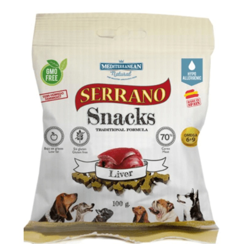 Serrano Ham Bites Liver 100gr