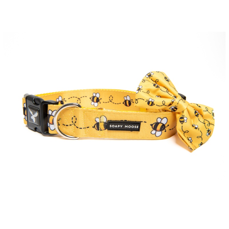 Soapy Moose Busy Bees Dog Collar