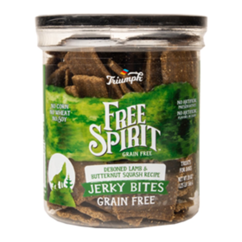 Triumph Free Spirit Grain Free Lamb & Butternut Squash Recipe Jerky Bites 20 oz.