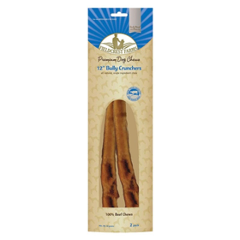 Fieldcrest Farm Premium Dog Chews Bully Crunchers 2pk