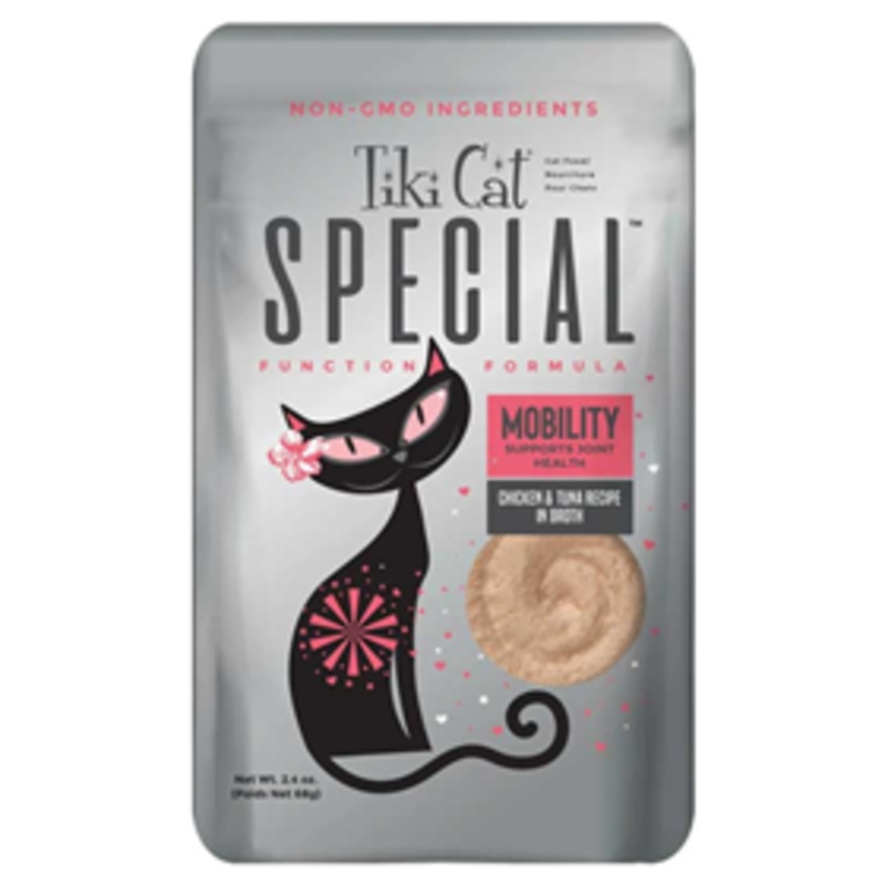 Tiki Cat Special Mousse Mobility Chicken and Tuna in Broth 2.8oz