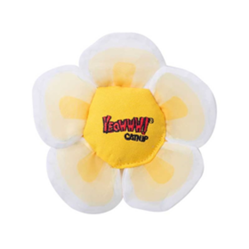 Yeowww! Daisy’s Flower Tops White Catnip Toy
