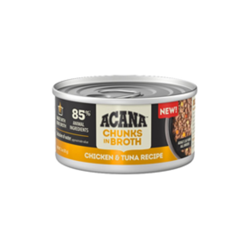 ACANA Chunks in Broth Chicken & Tuna Recipe for Cats 3oz.