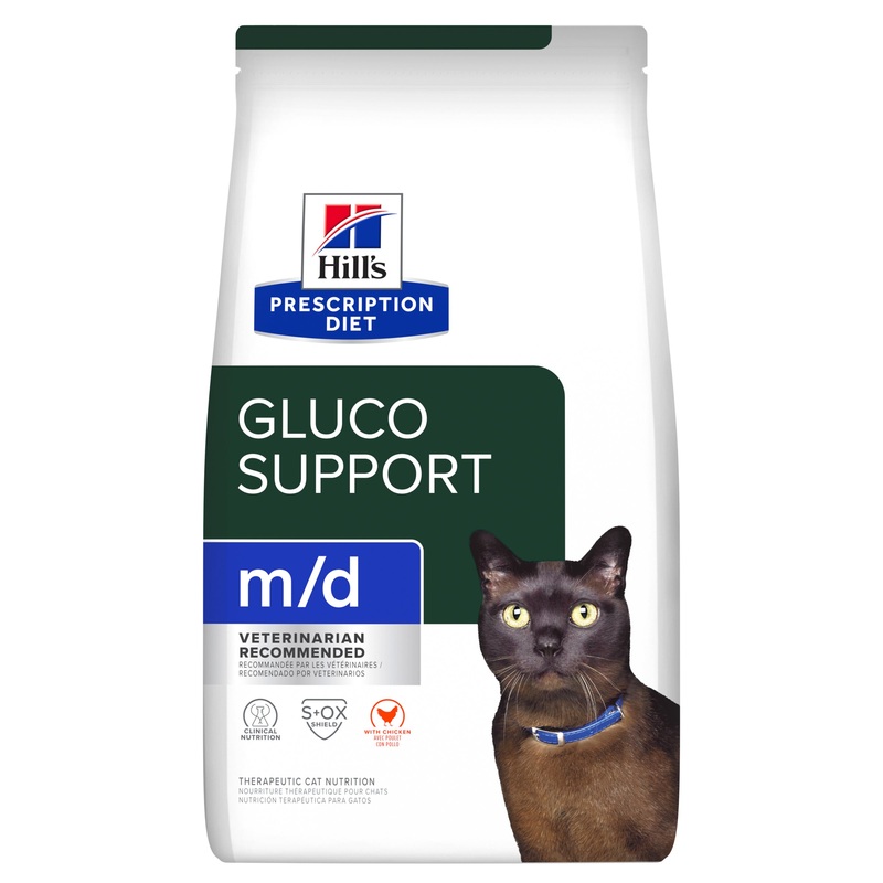 Hill’s Prescription Diet m/d GlucoSupport Dry Cat Food 1.8kg