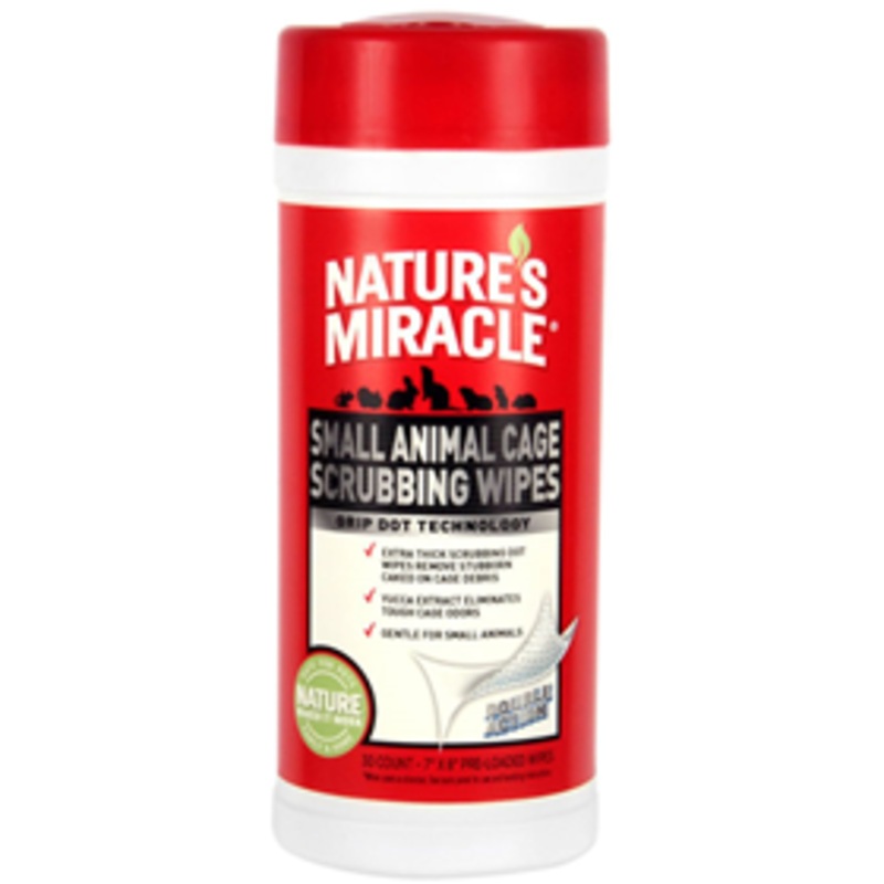 Nature’s Miracle Small Animal Cage Scrubbing Wipes 30 ct.