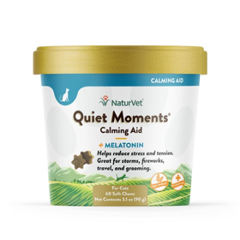 NaturVet Quiet Moments Cat Soft Chew 60ct