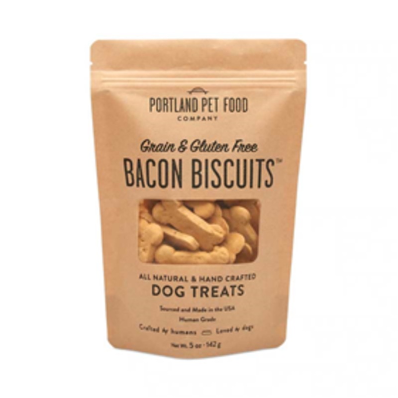 Portland Pet Food Grain & Gluten-free Bacon Biscuits 5 oz.