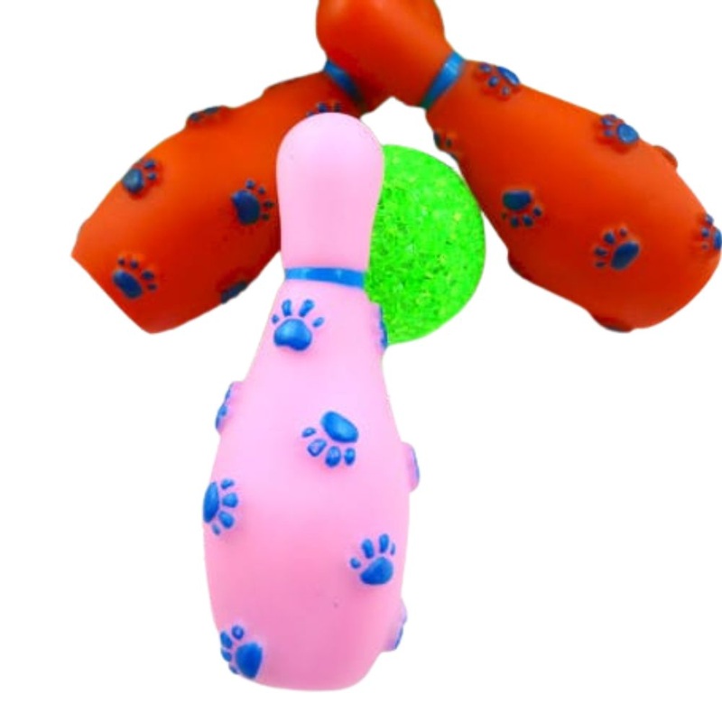 Squeaky Dog Toys – Bowling Ball