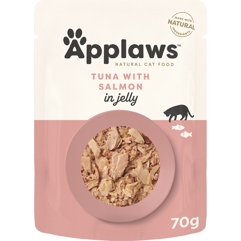 Applaws Natural Wet Cat Pouch Tuna & Salmon 70g x 16