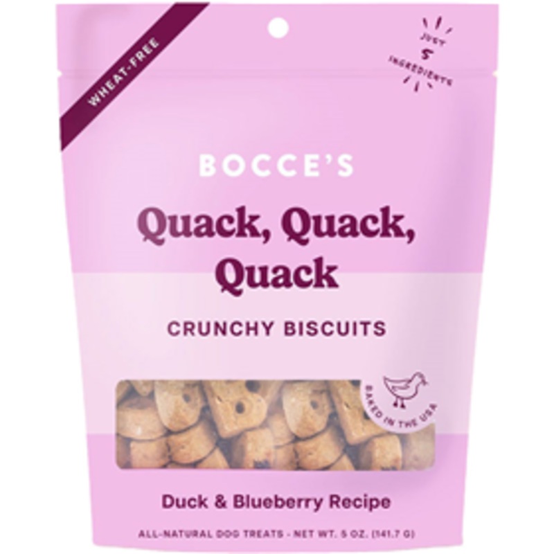 Bocce’s Quack, Quack, Quack Crunchy Biscuits 5 oz