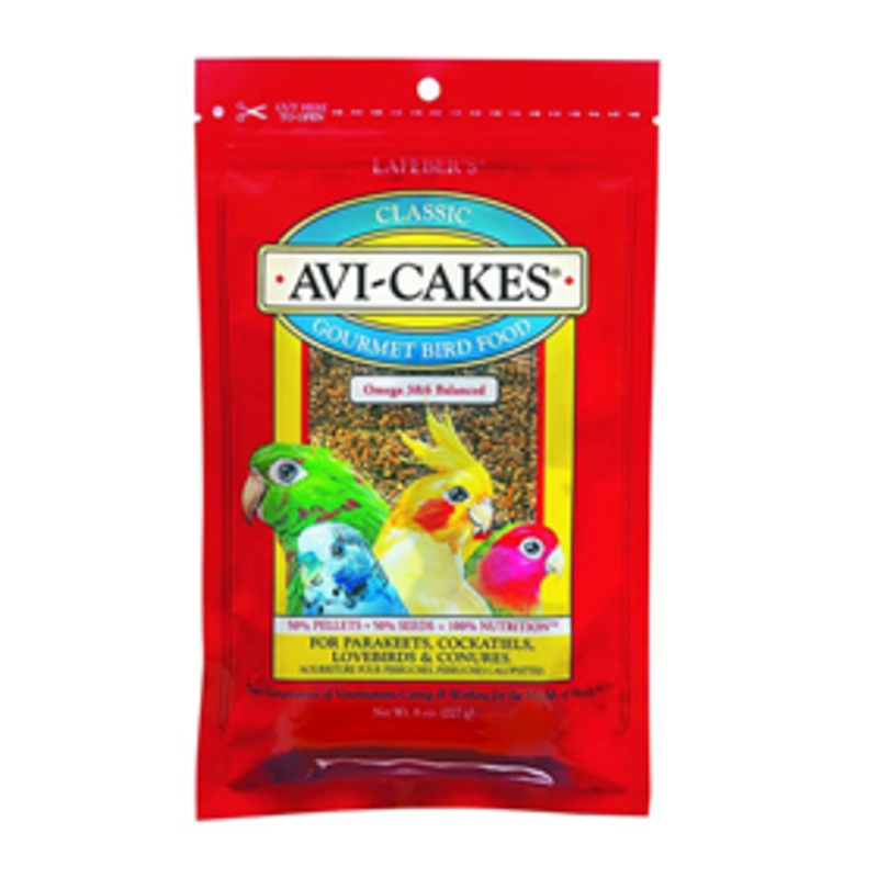 Lafeber’s Original Avi-Cakes Parakeet & Cockatiel 8 oz.