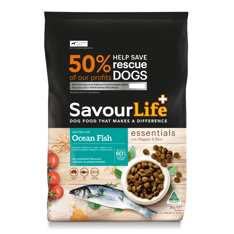 SavourLife Essentials Adult Dog Standard Ocean Fish Dry Food