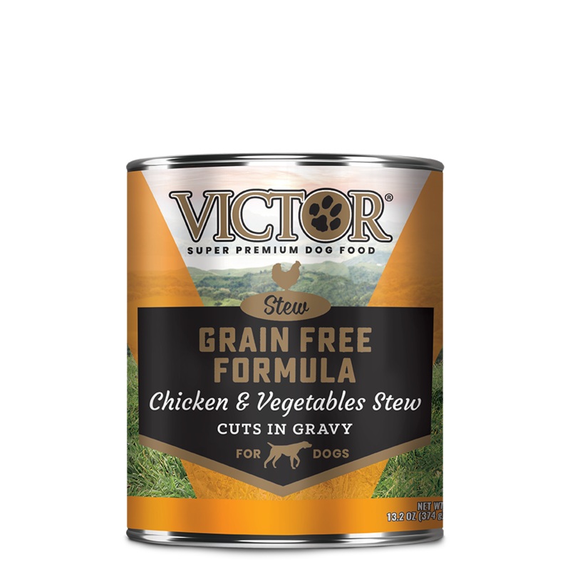 VICTOR Grain Free Formula with Chicken and Vegetables Stew Cuts in Gravy for Dogs