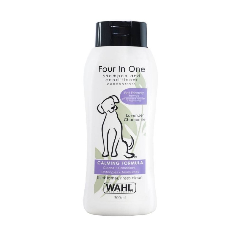 WAHL Dog Shampoo and Conditioner Four in One Calming Formula – Lavender Chamomile 700ml
