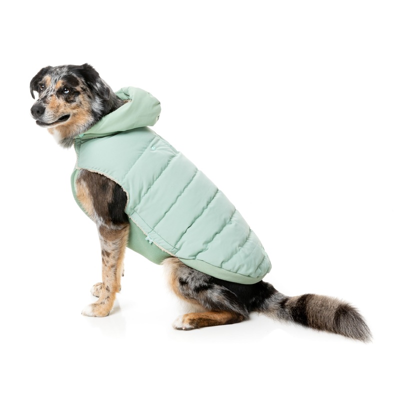 FuzzYard Essential Puffer Dog Jacket Mint