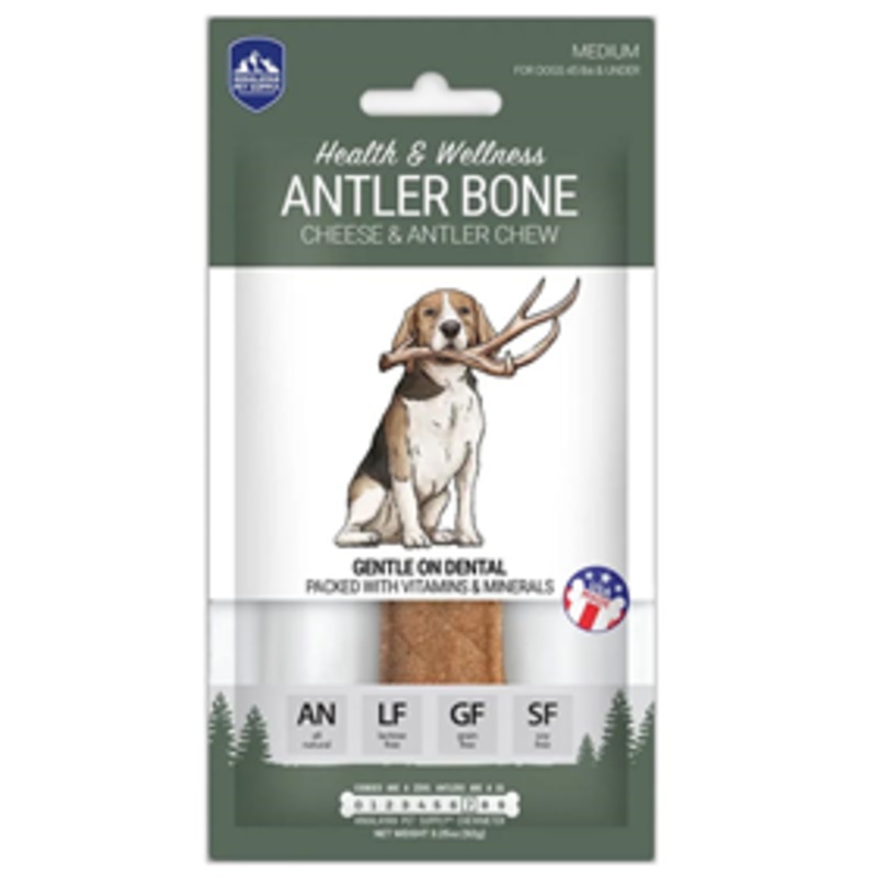 Himalayan Pet Supply Health & Wellness Antler Bone with Cheese 3.25 oz.