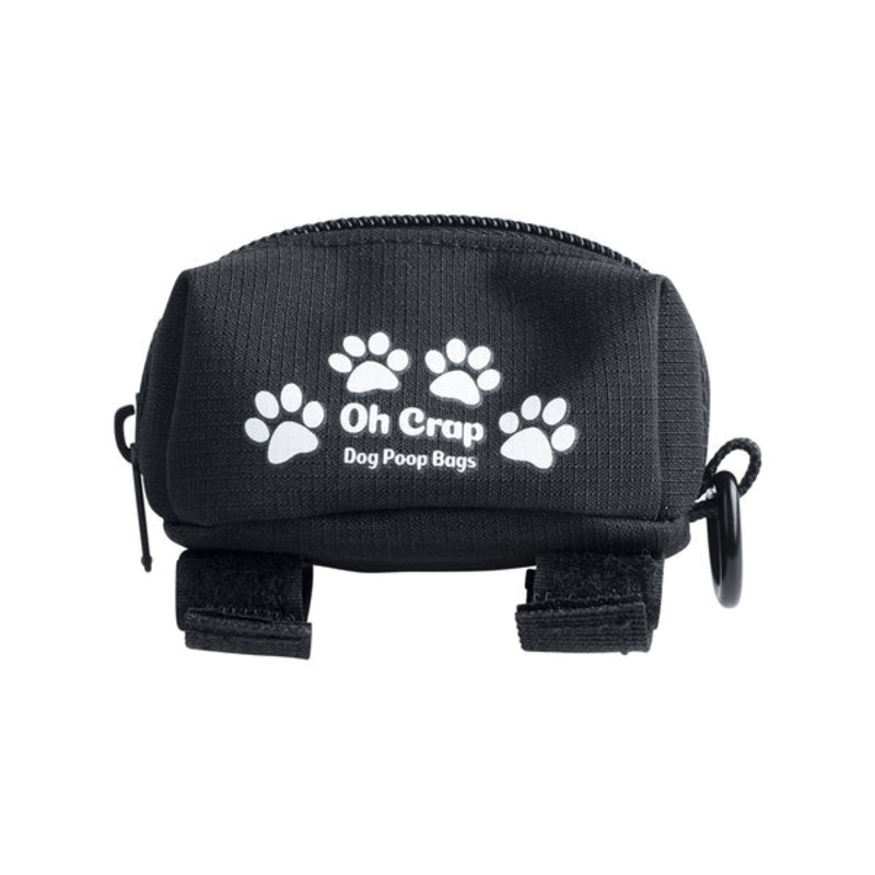 Oh Crap Dog Poop Bag Holder Black