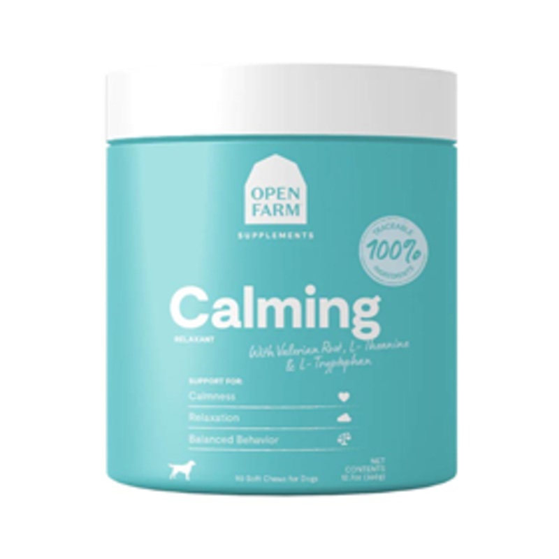 Open Farm Calming Supplement Chews for Dogs 90 ct