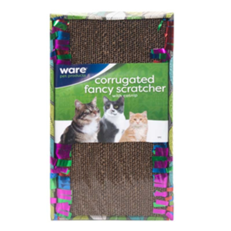 Ware Fancy Cat Scratcher with Catnip