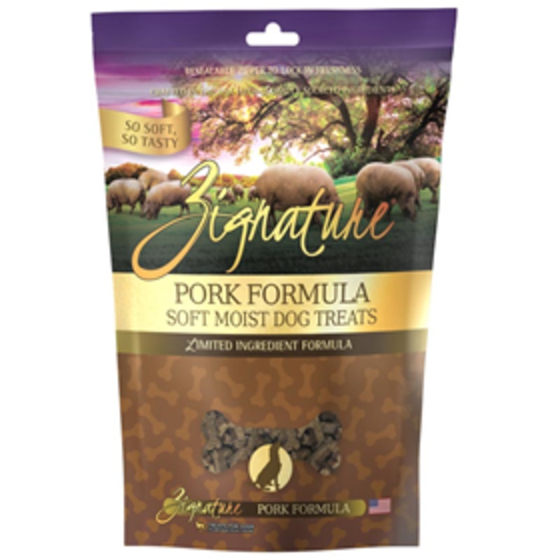 Zignature Pork Soft Moist Treat 4 oz