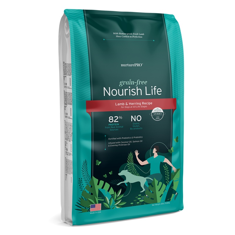 *DONATION TO MWS* Nurture Pro Nourish Life – Dog Grain-Free Lamb & Herring 20lb