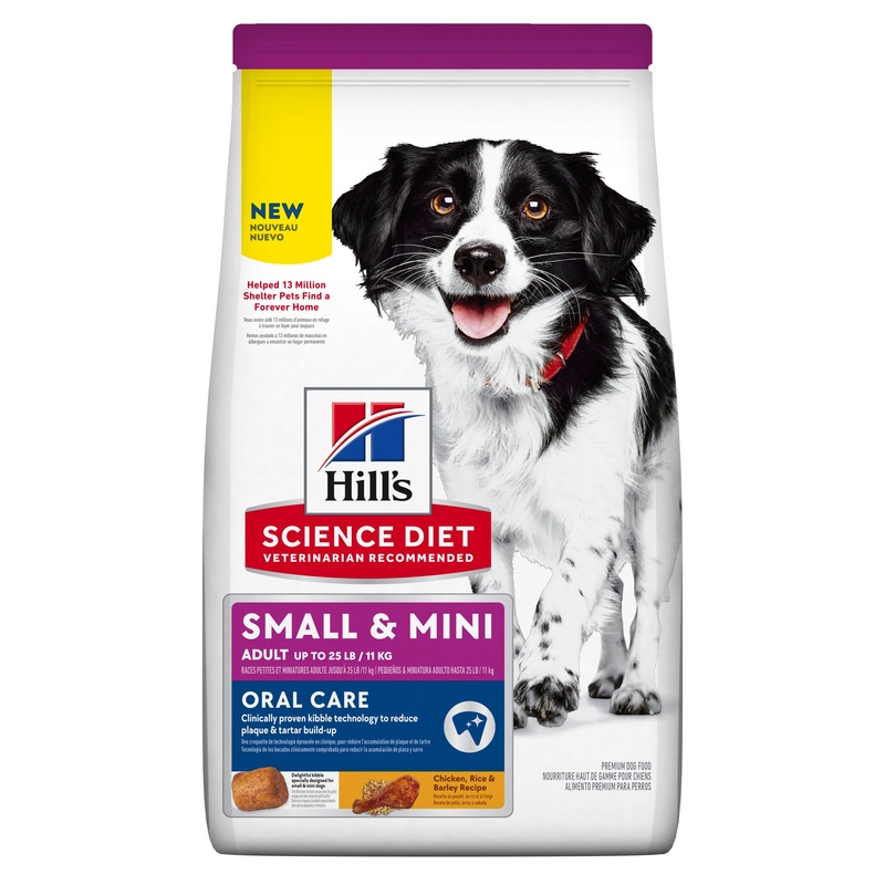 Hill’s Science Diet Adult Oral Care Small & Mini Dry Dog Food