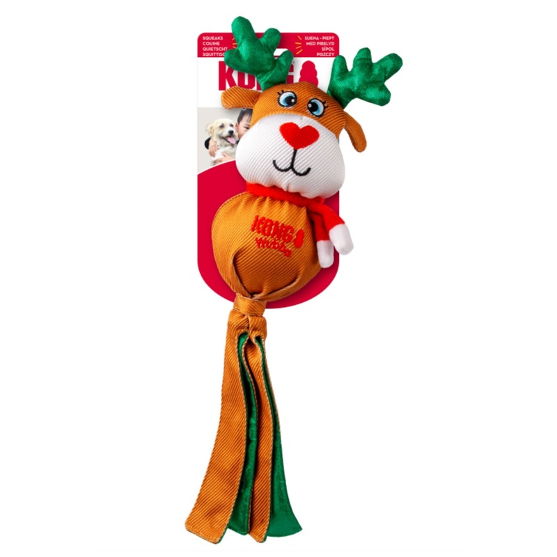 KONG Holiday Wubba Reindeer